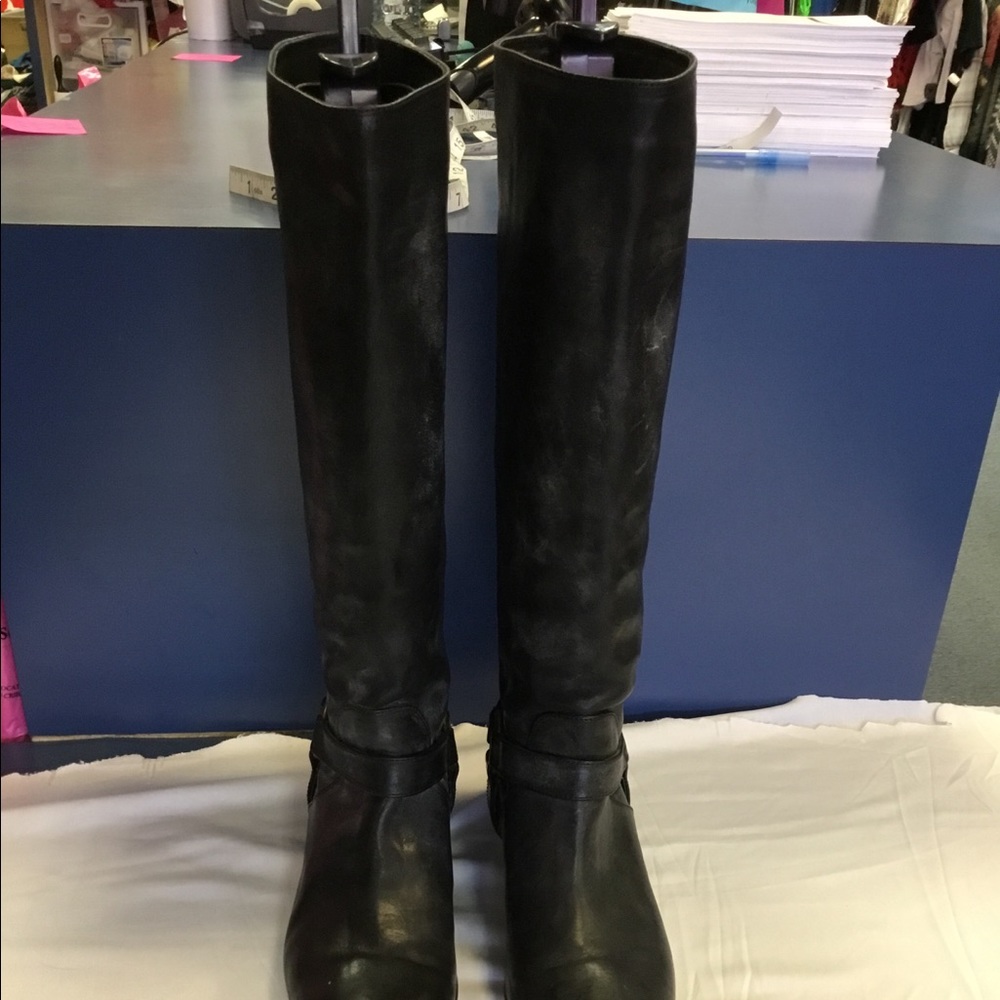 Peter Nappi Black leather boots